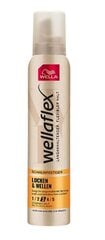 Мусс для волос Wellaflex Locken&Wellen, сильная фиксация, 200 мл цена и информация | Средства для укладки волос | kaup24.ee