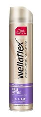 Juukselakk Wellaflex Fulle & Style, 250 ml hind ja info | Viimistlusvahendid juustele | kaup24.ee