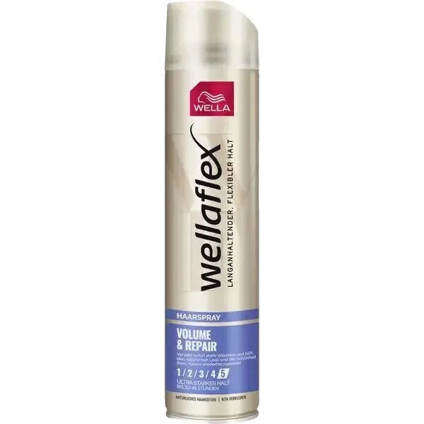 Juukselakk Wellaflex, Volume and Repair, 250 ml hind ja info | Viimistlusvahendid juustele | kaup24.ee