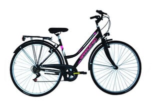 Linnaratas Frejus Storm 28", must/roosa цена и информация | Велосипеды | kaup24.ee