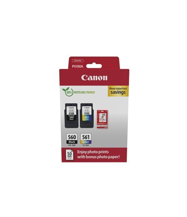 Canon CRG PG-560/CL-561 PVP (3713C008) цена и информация | Tindiprinteri kassetid | kaup24.ee