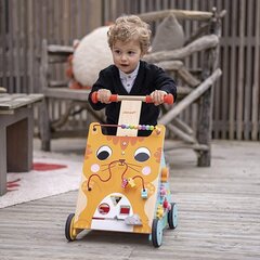 Puidust käimistugi piduritega Janod hind ja info | Imikute mänguasjad | kaup24.ee