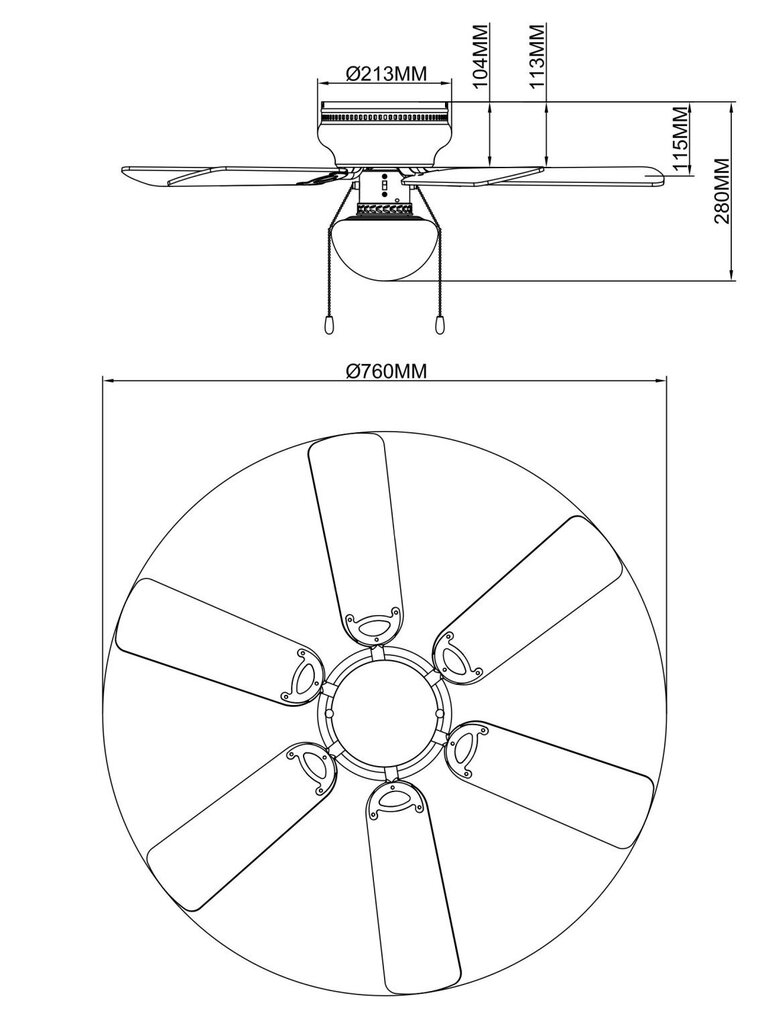 G. Lux ventilaator цена и информация | Ventilaatoriga valgustid | kaup24.ee