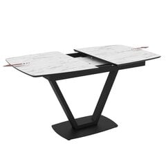 Раскладной обеденный стол Podrez NIKA 125, marmo mat цена и информация | Кухонные и обеденные столы | kaup24.ee