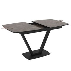Раскладной обеденный стол Podrez NIKA 125, irony mat цена и информация | Кухонные и обеденные столы | kaup24.ee