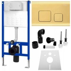 WC-eelse paigalduskomplekt koos paigaldusplaadiga F Gold hind ja info | WС-potid | kaup24.ee