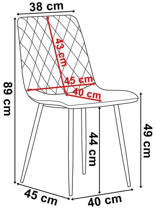 Tool Dexter, sinine hind ja info | Kontoritoolid | kaup24.ee