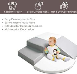 Мягкий пенопластовый игровой набор, серый цена и информация | Игрушки для малышей | kaup24.ee