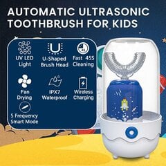 U-kujuline hambahari lastele hind ja info | Elektrilised hambaharjad | kaup24.ee