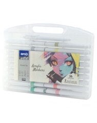 Kolmepoolsed markerid Spree Acrylic 58196 SPR, 36 värvi hind ja info | Kunstitarbed, voolimise tarvikud | kaup24.ee