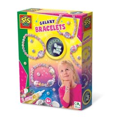Käevõru valmistamise komplekt SES Creative Galaxy Bracelets hind ja info | Arendavad mänguasjad | kaup24.ee