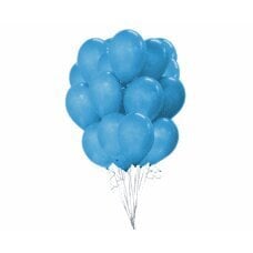 Tugevad õhupallid Beauty & Charm 30 cm, hele sinine metallik, 50 tk hind ja info | Õhupallid | kaup24.ee