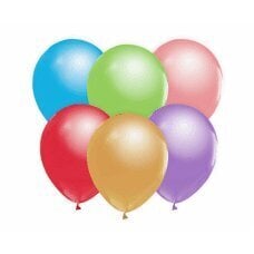 Tugevad õhupallid beauty and Charml 30 cm,metallik, erinevad värvid, 50 tk hind ja info | Õhupallid | kaup24.ee