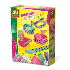 Käevõru valmistamise komplekt lastele SES Creative Diamond Bands hind ja info | Arendavad mänguasjad | kaup24.ee