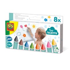 Vannikriidid SES 13050, 8 värvi hind ja info | Imikute mänguasjad | kaup24.ee