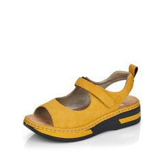 Naiste sandaalid Rieker, kollane hind ja info | Naiste sandaalid | kaup24.ee