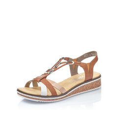 Naiste sandaalid Rieker, pruun hind ja info | Naiste sandaalid | kaup24.ee