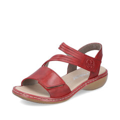Naiste sandaalid Rieker, punane hind ja info | Naiste sandaalid | kaup24.ee