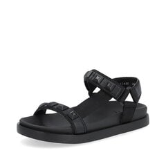 Naiste sandaalid Rieker, must hind ja info | Naiste sandaalid | kaup24.ee
