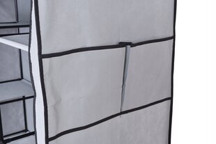 текстильный шкаф с 10 полками цена и информация | Шкафы | kaup24.ee