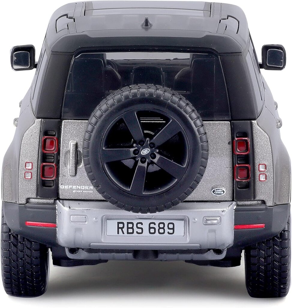 Bburago 1:24 Land Rover Defender 2022 hõbe 21101SL цена и информация | Poiste mänguasjad | kaup24.ee