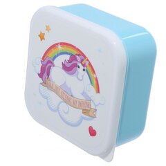 Enchanted Rainbows Unicorn lõunakarbi komplekt, S/M/L, 3 tk. hind ja info | Toidu säilitusnõud | kaup24.ee