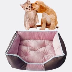 Подстилка для домашних животных FANLINPT, 68x54x16cm, розовый цена и информация | Лежаки, домики | kaup24.ee