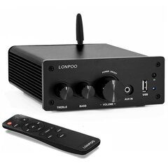 Minivõimendi Lonpoo, LP-078, 90W, must hind ja info | Koduaudio ja "Soundbar" süsteemid | kaup24.ee