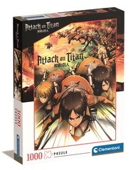 Pusel Anime Attack on Titans Clementoni, 39727, 1000 tk hind ja info | Pusled | kaup24.ee