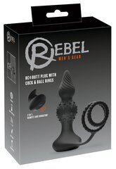 Rebel RC butt plug with cock&amp;amp;b цена и информация | Анальные игрушки | kaup24.ee