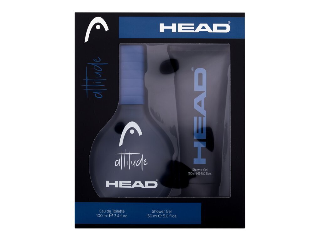 Komplekt HEAD Attitude meestele: tualettvesi EDT, 100 ml + dušigeel, 150 ml цена и информация | Meeste parfüümid | kaup24.ee