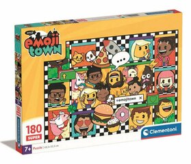Clementoni pusle 180 SuperKolor Emoji Town 29066 hind ja info | Pusled | kaup24.ee