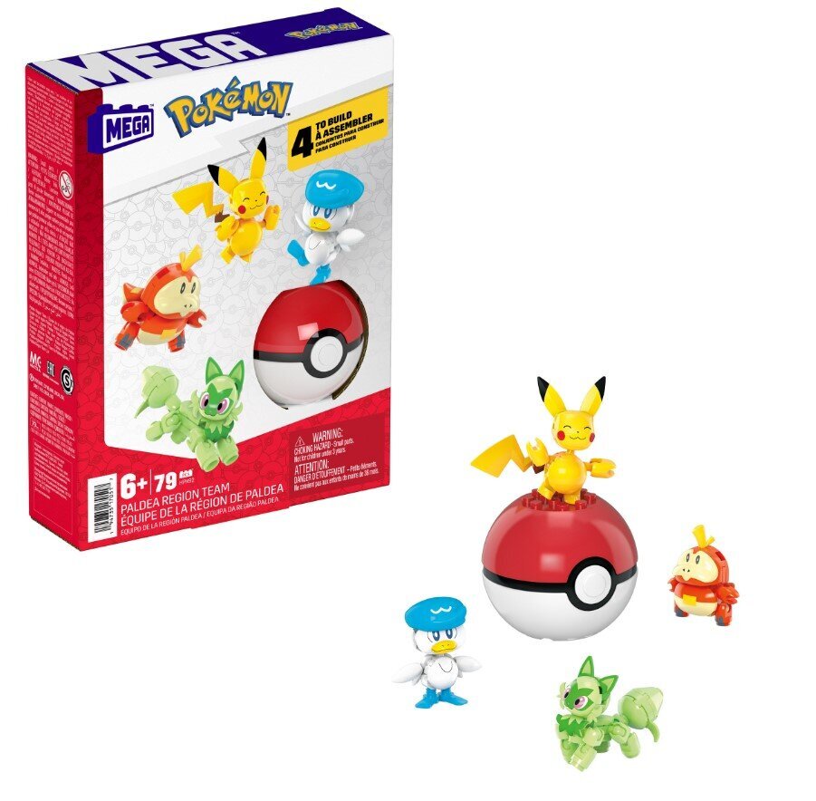 Mattel Mega Con. Pokemon Paldea Partners HPX92 цена и информация | Klotsid ja konstruktorid | kaup24.ee