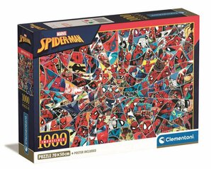 Pusle SpiderMan Clementoni, 39916, 1000 tk hind ja info | Pusled | kaup24.ee
