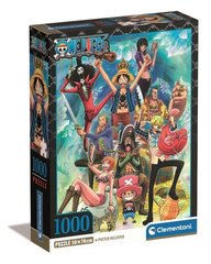 Pusle Compact Anime OnePiece Clementoni, 39920, 1000 tk hind ja info | Pusled | kaup24.ee