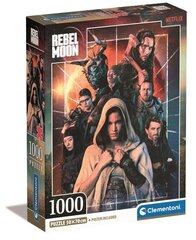 Pusle Compact Netflix Rebel Moon Clementoni, 39864, 1000 tk hind ja info | Pusled | kaup24.ee