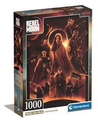 Pusle Compact Netflix Rebel Moon Clementoni, 39866, 1000 tk hind ja info | Pusled | kaup24.ee