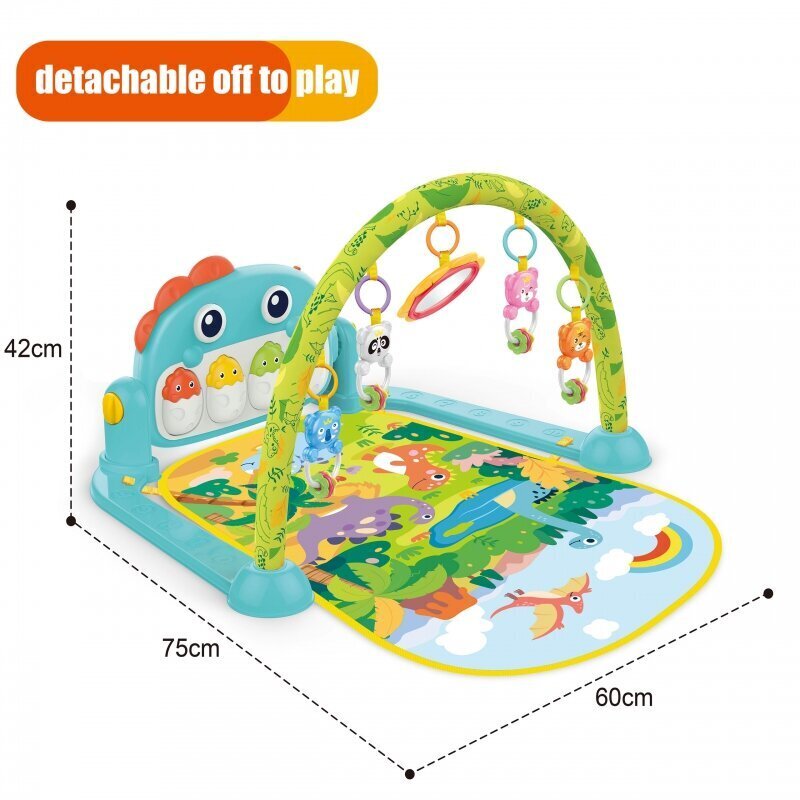 Mängumatt heliefektidega Woopie Baby, sinine hind ja info | Imikute mänguasjad | kaup24.ee