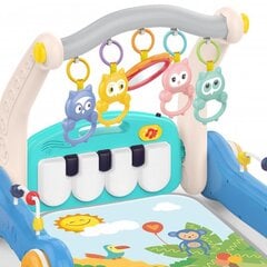 Игровой коврик и горка 2 в 1 Woopie Baby со звуковыми эффектами, синий цена и информация | Игрушки для малышей | kaup24.ee