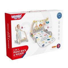 Игровой коврик и горка 2 в 1 со звуковыми эффектами, серый, Woopie Baby цена и информация | Игрушки для малышей | kaup24.ee