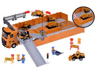 Veoautokomplekt koos konteineri ja tarvikutega hind ja info | Poiste mänguasjad | kaup24.ee