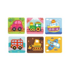 Puidust Montessori pusle Woopie, sõidukid hind ja info | Arendavad mänguasjad | kaup24.ee