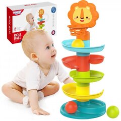 Спиральная башня с шариками со звуковыми эффектами, Woopie Baby цена и информация | Развивающие игрушки | kaup24.ee
