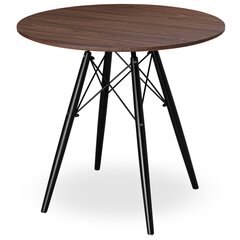 Обеденный стол, коричневый цена и информация | Кухонные и обеденные столы | kaup24.ee