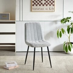 Кухонный обеденный стул Podrez JET, светло-серый цена и информация | Стулья для кухни и столовой | kaup24.ee
