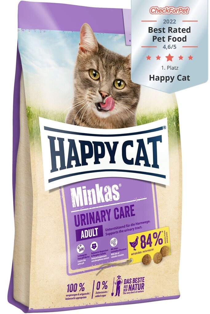 Happy CatMinkas Urinary Care kassitoit, 10kg цена и информация | Kuivtoit kassidele | kaup24.ee