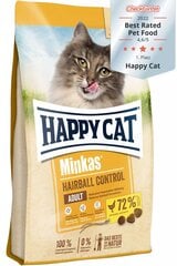 Happy CatMinkas Hairball Control Geflügel kassitoit, 10kg hind ja info | Kuivtoit kassidele | kaup24.ee