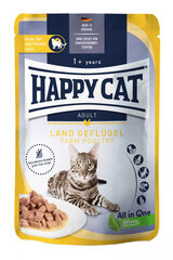 Happy CatMeat in Sauce - Culinary Land-Geflügel konserv kassidele, 24x85g цена и информация | Кошачьи консервы | kaup24.ee