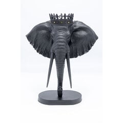 Deco Object Elephant Royal Black 57cm цена и информация | Детали интерьера | kaup24.ee