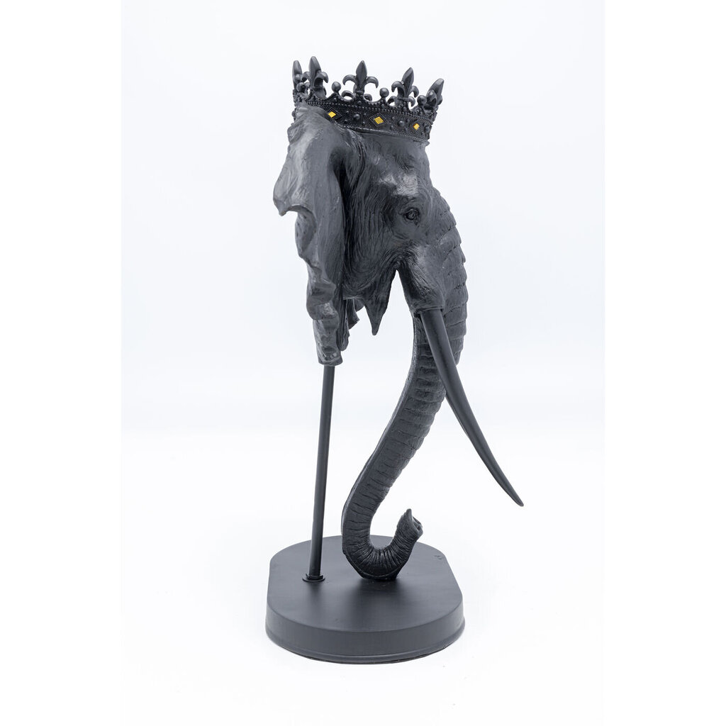 Dekoratiivkuju Elephant Royal, must, 57 cm hind ja info | Sisustuselemendid | kaup24.ee